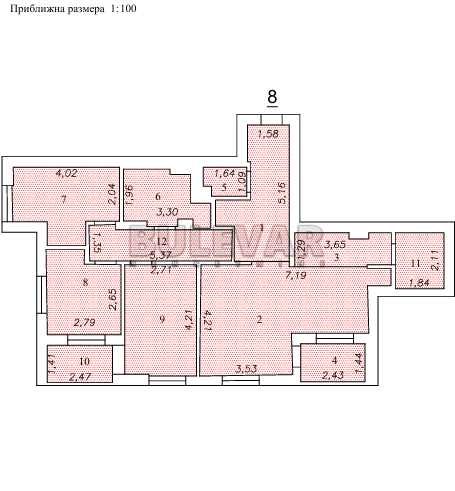 Slika 10 - Stevana Sremca, Troiposoban stan na prodaju, 91m2, 197.200€