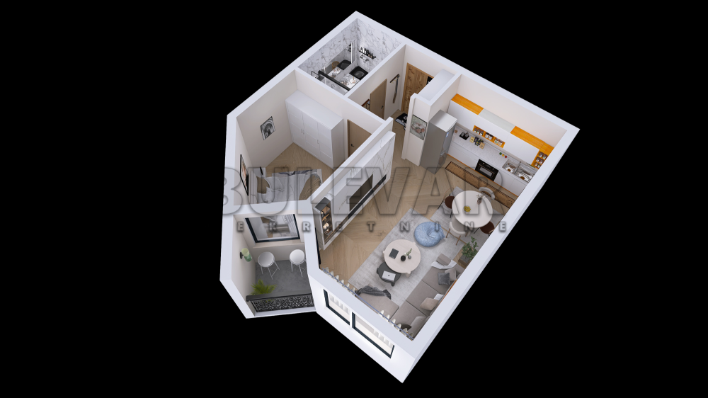 Slika 11 - 2. proleterske brigade, Dvosoban stan na prodaju, 44m2, 88.260€