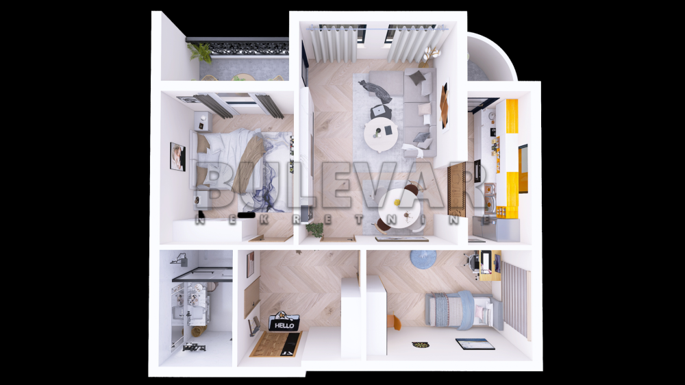 Slika 1 - 2. proleterske brigade, Trosoban stan na prodaju, 63m2, 125.860€