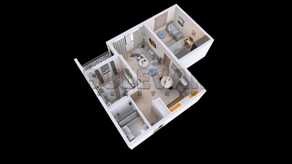 Slika 10 - 2. proleterske brigade, Trosoban stan na prodaju, 68m2, 135.500€