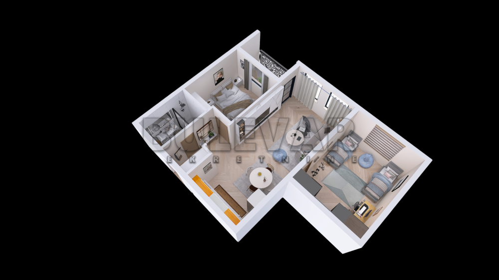 Slika 1 - 2. proleterske brigade, Trosoban stan na prodaju, 68m2, 135.500€