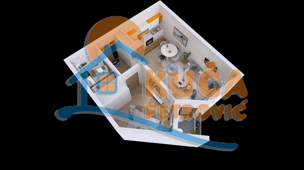 Slika 1 - 2. proleterske brigade, Dvosoban stan na prodaju, 44m2, 88.260€