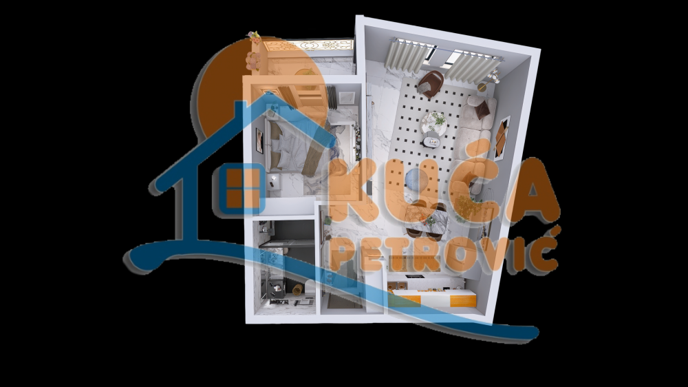 Slika 1 - 2. proleterske brigade, Dvosoban stan na prodaju, 53m2, 105.550€