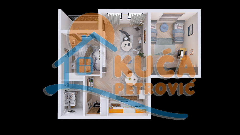 Slika 11 - 2. proleterske brigade, Trosoban stan na prodaju, 68m2, 135.500€