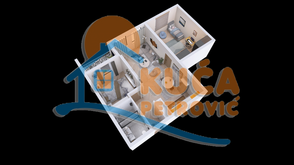 Slika 10 - 2. proleterske brigade, Trosoban stan na prodaju, 68m2, 135.500€