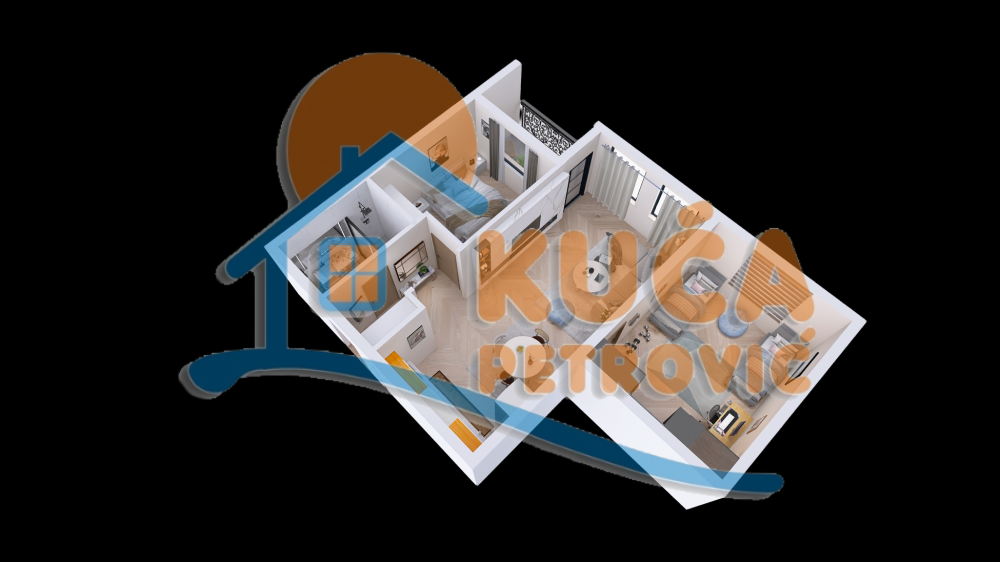 Slika 1 - 2. proleterske brigade, Trosoban stan na prodaju, 68m2, 135.500€