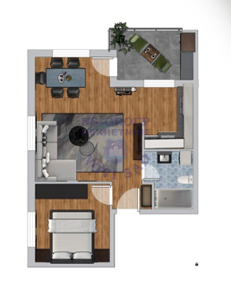 Glavna slika -Dvosoban stan na prodaju,  47m2, 96.920€