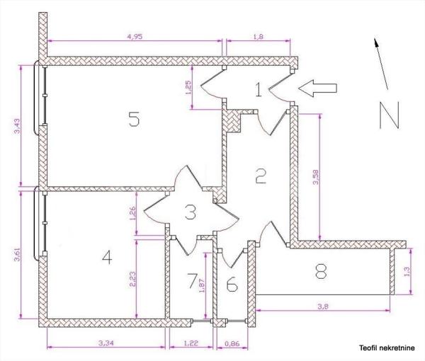 Slika 4 - Ugrinovačka, Dvosoban stan na prodaju, 48m2, 149.500€