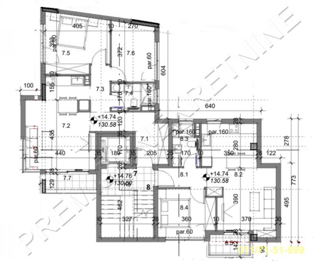 Slika 3 - Jovana Ćirilova, Dvosoban stan na prodaju, 46m2, 186.520€