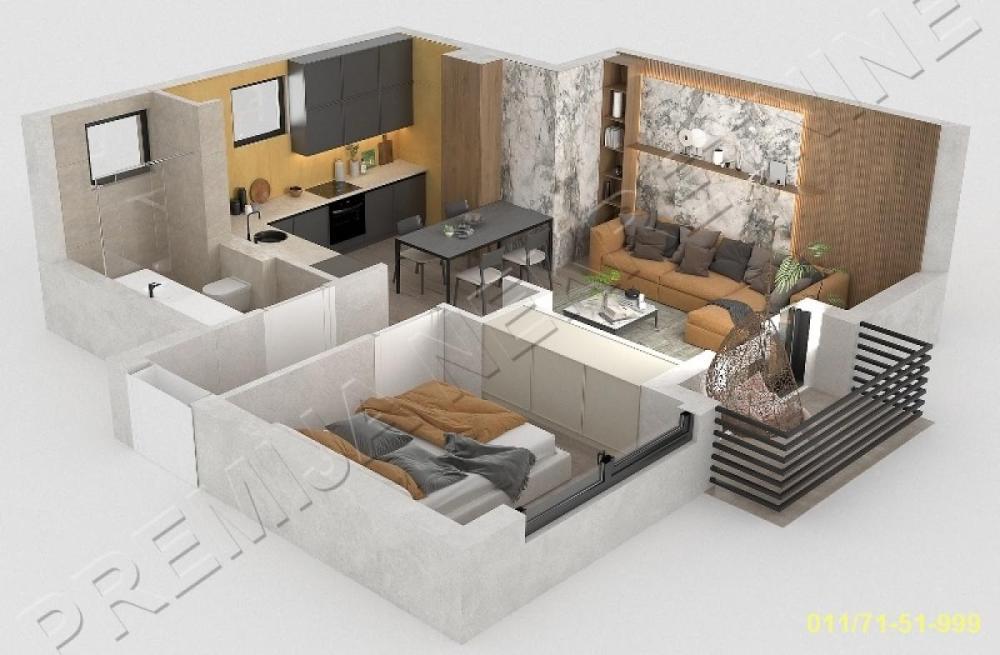 Glavna slika -Jovana Ćirilova, Dvosoban stan na prodaju, 46m2, 186.520€