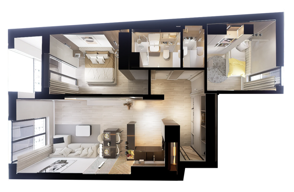 Glavna slika -Niš centar, Marger, Jednoiposoban stan na prodaju, 47.48m2, 121.550€