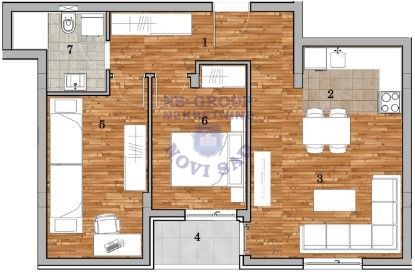 Slika 0 - Trosoban stan na prodaju, 61m2, 168.890€