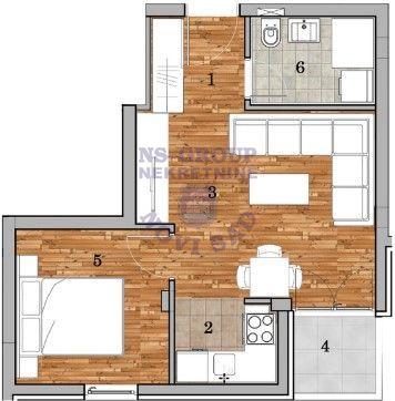 Glavna slika -Jednoiposoban stan na prodaju, 37m2, 102.810€