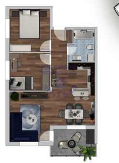 Glavna slika -Trosoban stan na prodaju, 58m2, 120.860€