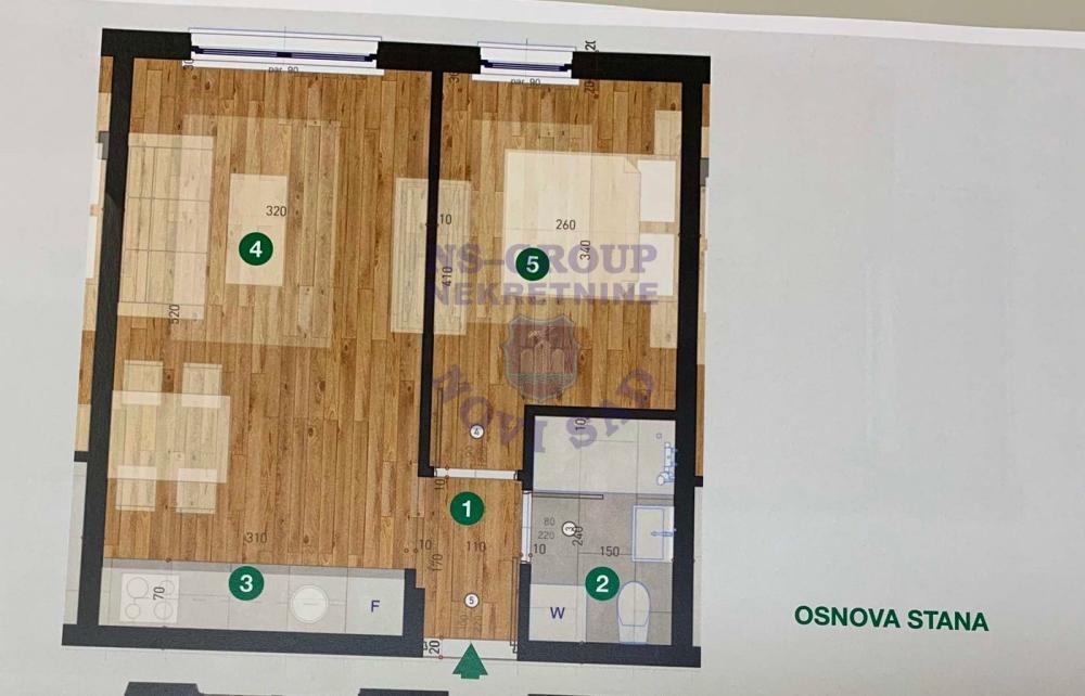 Glavna slika -Dvosoban stan na prodaju, 33m2, 94.480€