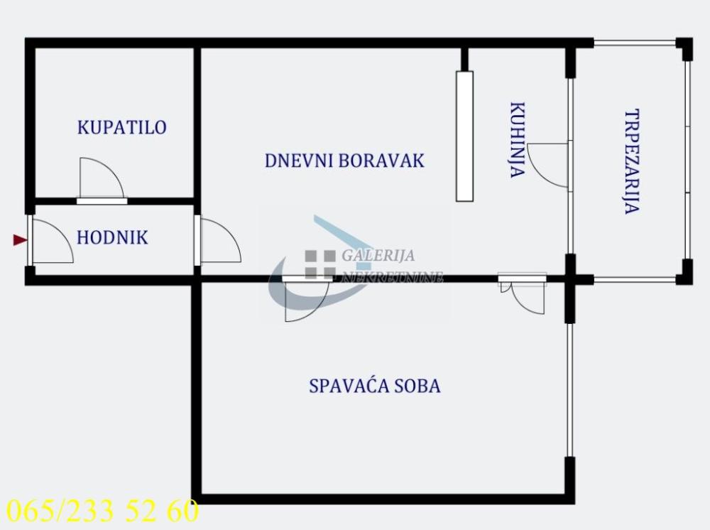 Slika 8 - Vidikovački venac, Dvosoban stan na prodaju, 41m2, 187.000€