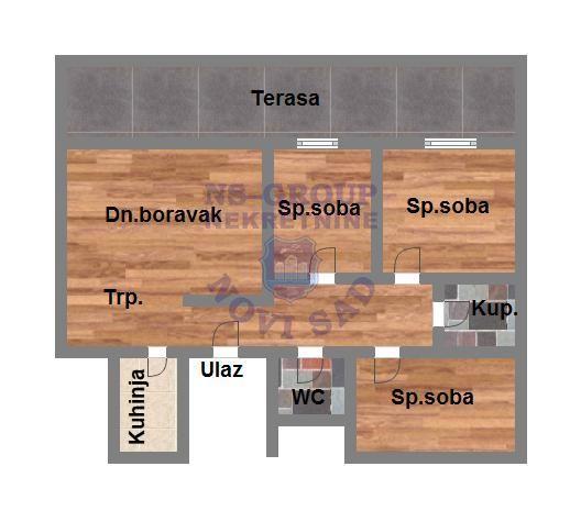 Glavna slika -Četvorosoban stan na prodaju, 94m2, 140.250€