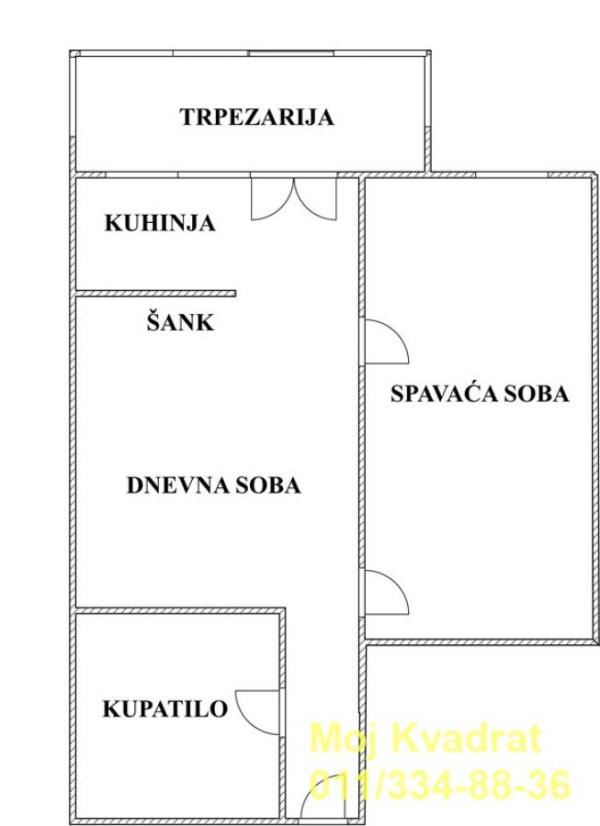 Slika 8 - Jednoiposoban stan na prodaju, 48m2, 189.000€