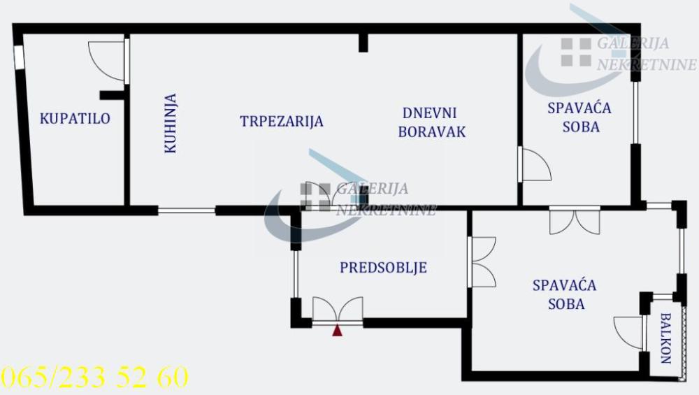 Slika 2 - Resavska, Trosoban stan na prodaju, 86m2, 320.000€