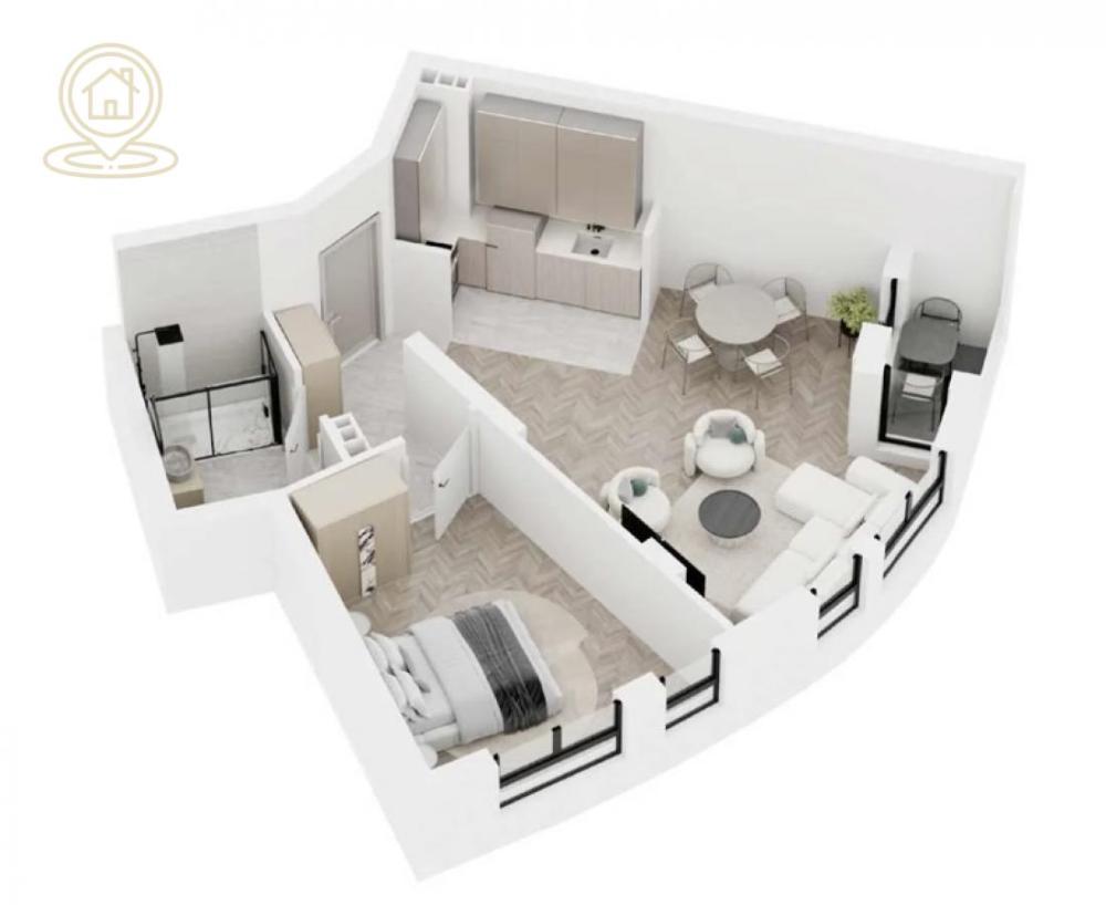 Glavna slika -Dvosoban stan na prodaju, 51m2, 124.344€