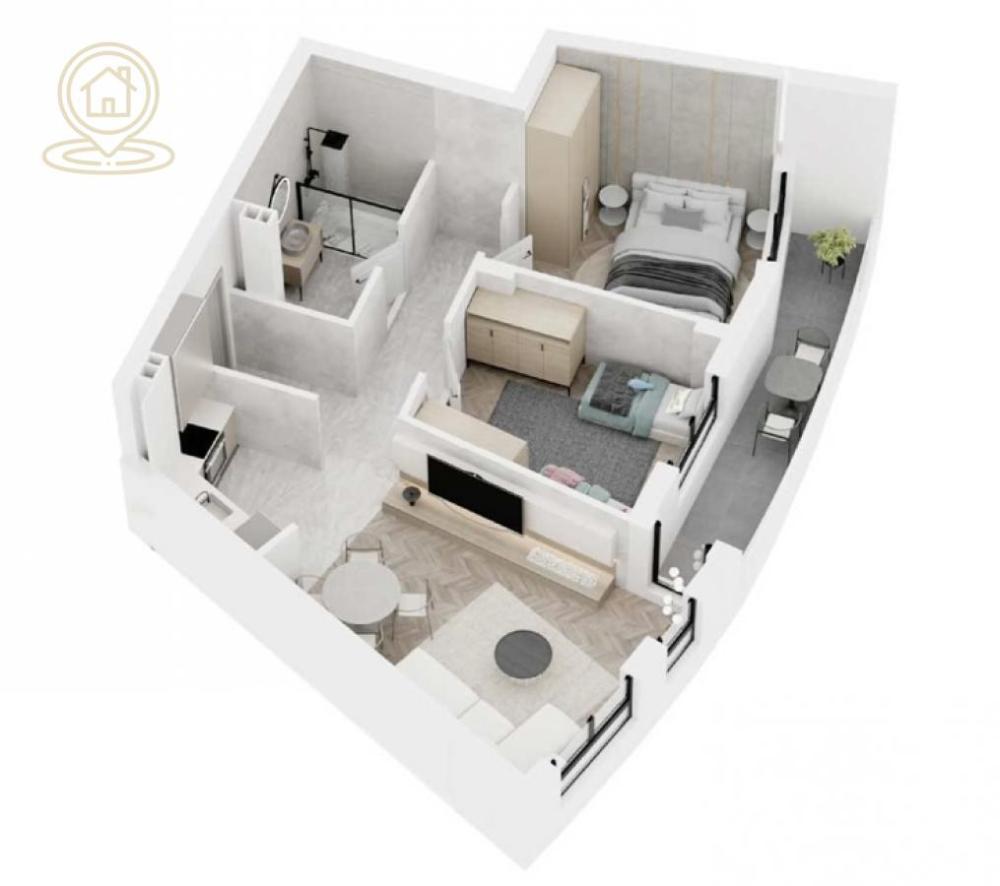 Glavna slika -Trosoban stan na prodaju, 56m2, 136.752€