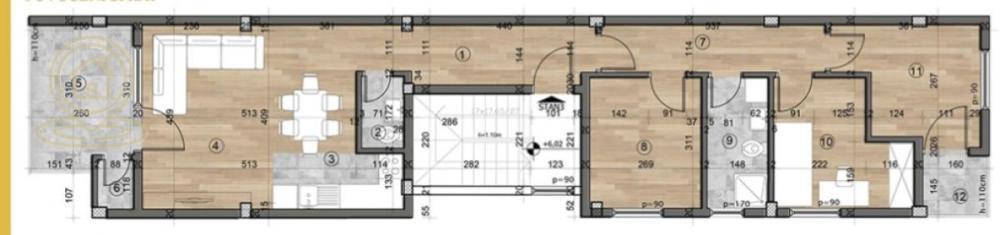 Glavna slika -Četvorosoban stan na prodaju, 78m2, 167.700€