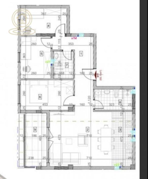 Slika 3 - Jednosoban stan na prodaju, 25m2, 37.200€