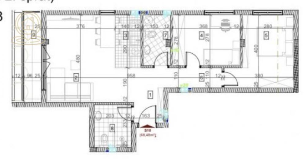 Glavna slika -Četvorosoban stan na prodaju, 99m2, 133.230€