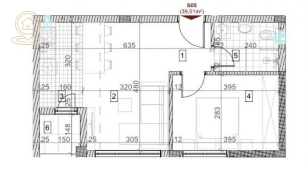 Slika 3 - Troiposoban stan na prodaju, 80m2, 122.700€