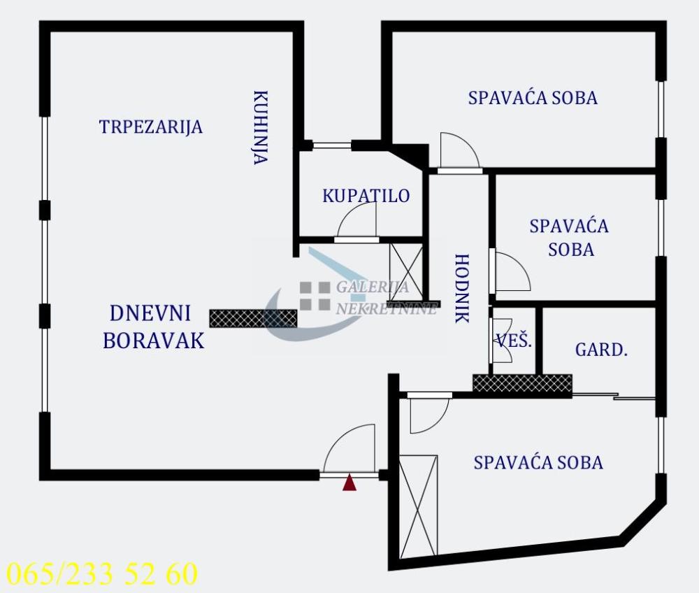 Slika 4 - Kajmakčalanska, Troiposoban stan na prodaju, 74m2, 373.800€