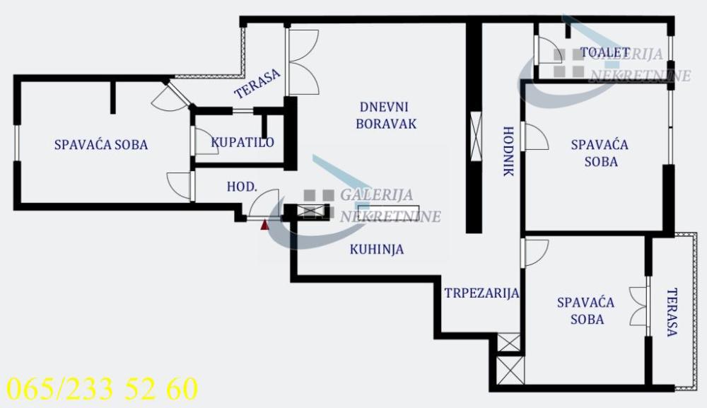 Slika 5 - Kumanovska, Četvorosoban stan na prodaju, 105m2, 499.000€