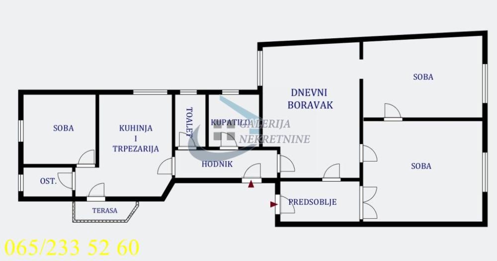 Slika 4 - Takovska, Troiposoban stan na prodaju, 97m2, 343.000€