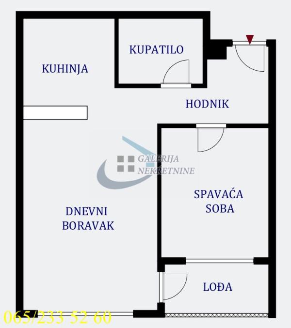 Slika 5 - Kneza Višeslava, Dvosoban stan na prodaju, 46m2, 170.000€