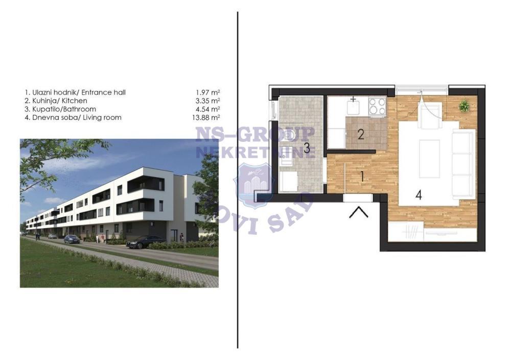 Glavna slika - Stan na prodaju, 24m2, 37.920€