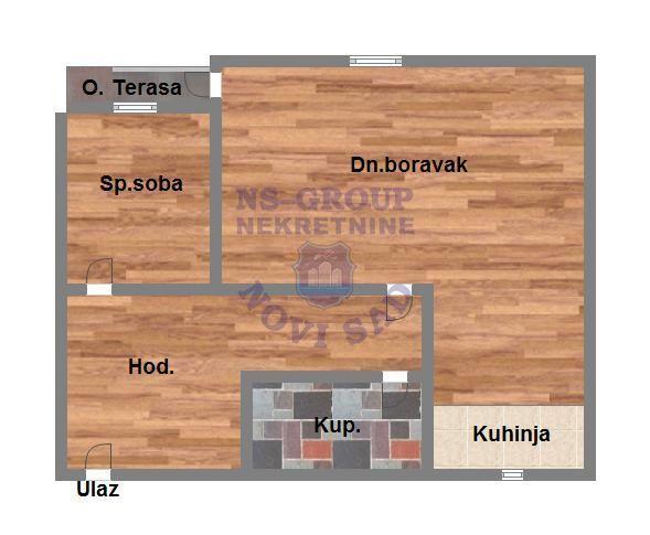 Glavna slika -Jednoiposoban stan na prodaju, 36m2, 108.150€