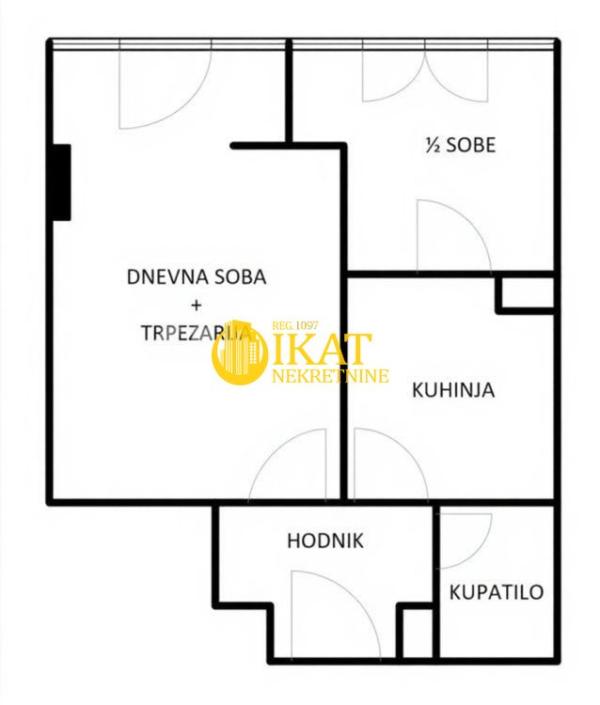 Slika 2 - Jednoiposoban stan na prodaju, 34m2, 135.000€