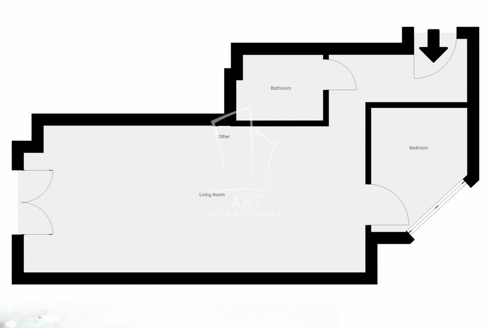 Slika 9 - Mileševska, Dvosoban stan za izdavanje, 32m2, 600€