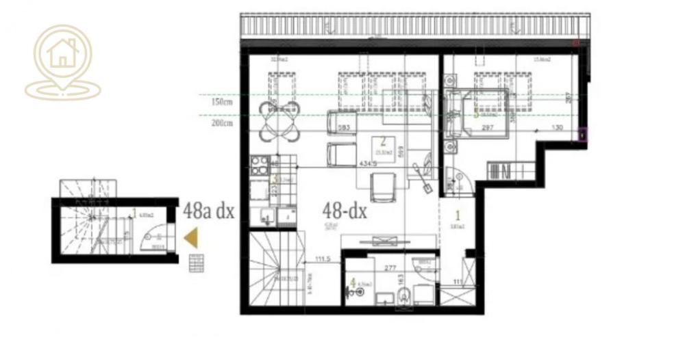 Slika 1 - Dvosoban stan na prodaju, 51m2, 99.895€
