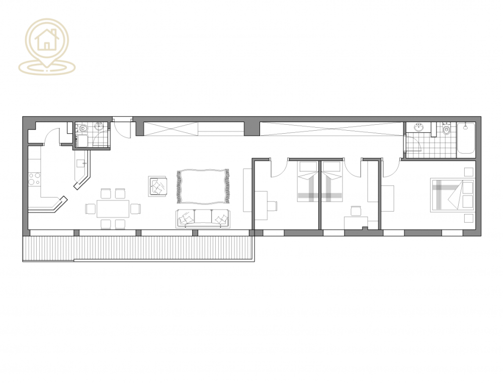Slika 4 - Četvorosoban stan na prodaju, 112m2, 350.000€