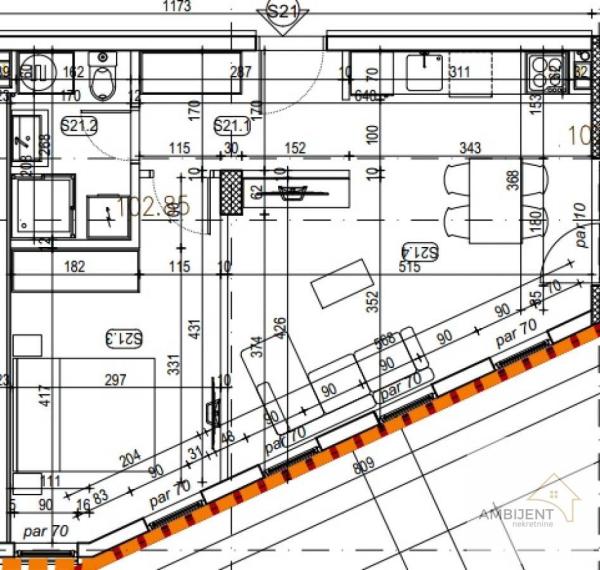 Slika 5 - Dvosoban stan na prodaju, 48m2, 121.800€