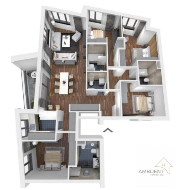 Slika 2 - Petosoban stan na prodaju, 141m2, 706.900€