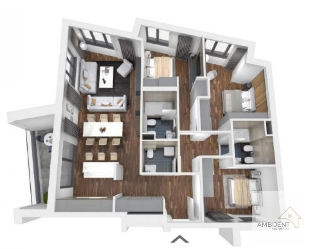 Slika 2 - Četvorosoban stan na prodaju, 113m2, 565.850€