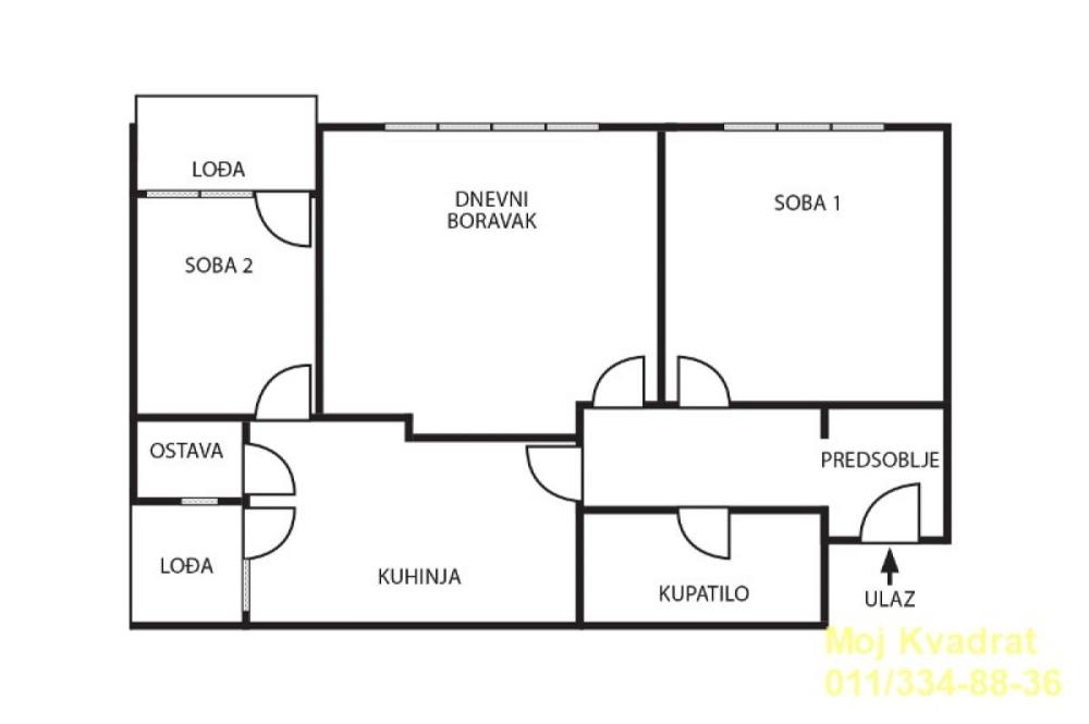 Slika 11 - Dvoiposoban stan na prodaju, 60m2, 210.000€