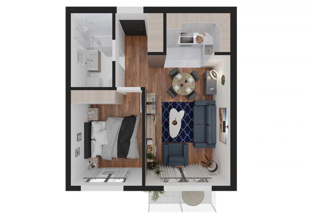 Glavna slika -Jednoiposoban stan na prodaju, 41m2, 52.180€