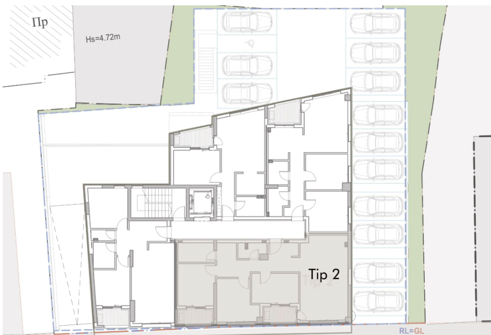 Slika 2 - Marger, Četvorosoban stan na prodaju, 98.50m2, 231.475€