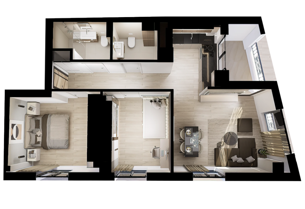 Glavna slika -Marger, Trosoban stan na prodaju, 64.59m2, 158.890€