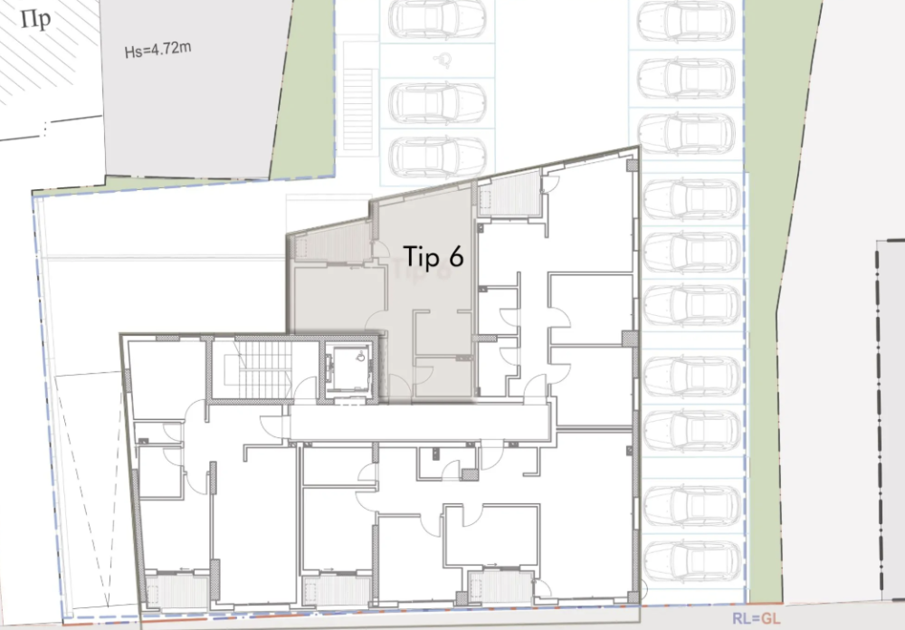 Slika 2 - Marger, Jednoiposoban stan na prodaju, 47.87m2, 112.495€