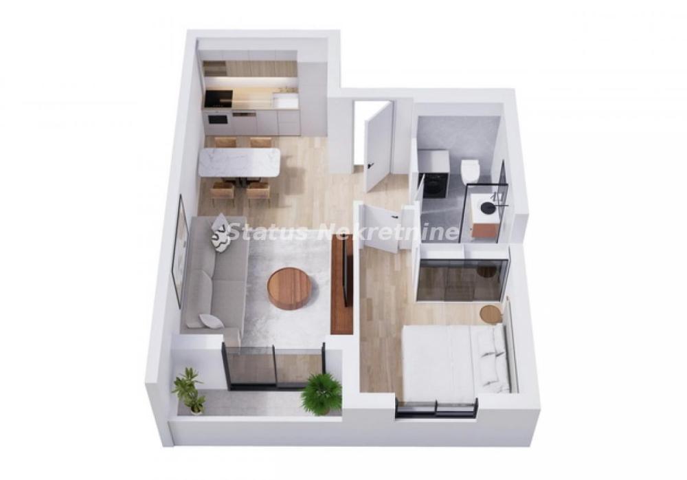 Glavna slika -Dvosoban stan na prodaju, 38m2, 104.980€