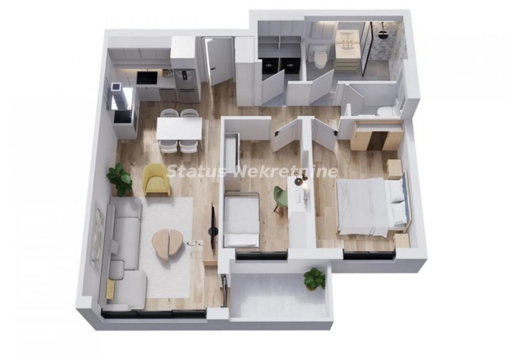 Glavna slika -Trosoban stan na prodaju, 59m2, 156.100€