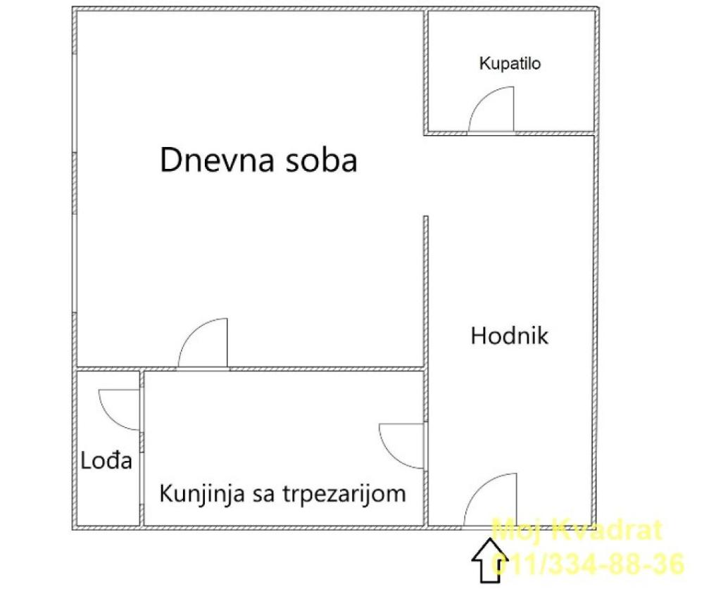 Slika 11 - Jednosoban stan na prodaju, 40m2, 135.000€